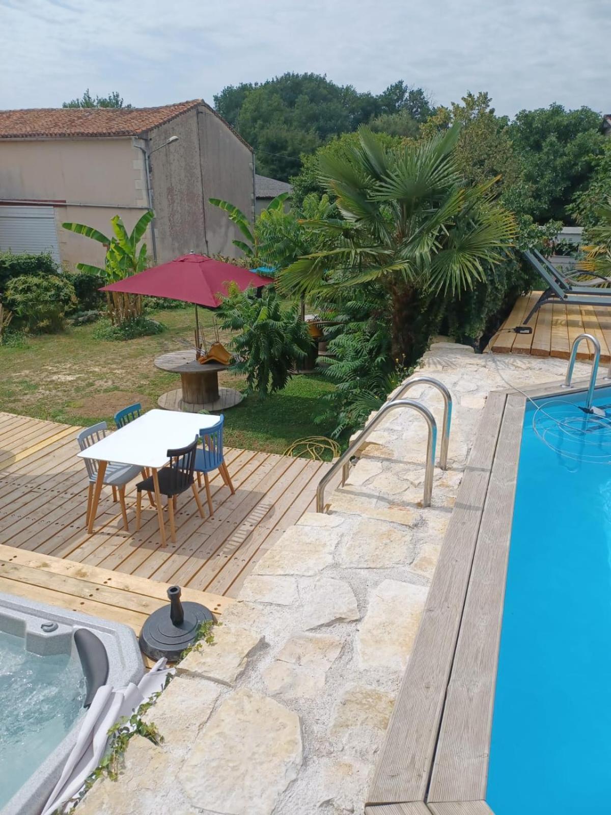 Nid Charentais Angouleme Pool Jacuzzi Villa La Poterie  Eksteriør billede